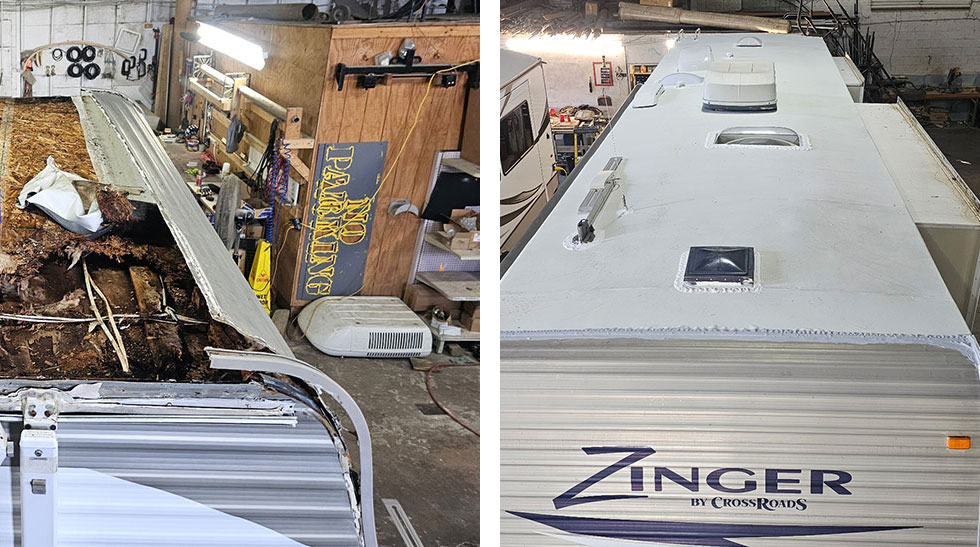 before-after-gallery Quality RV Service - Roof & Exterior